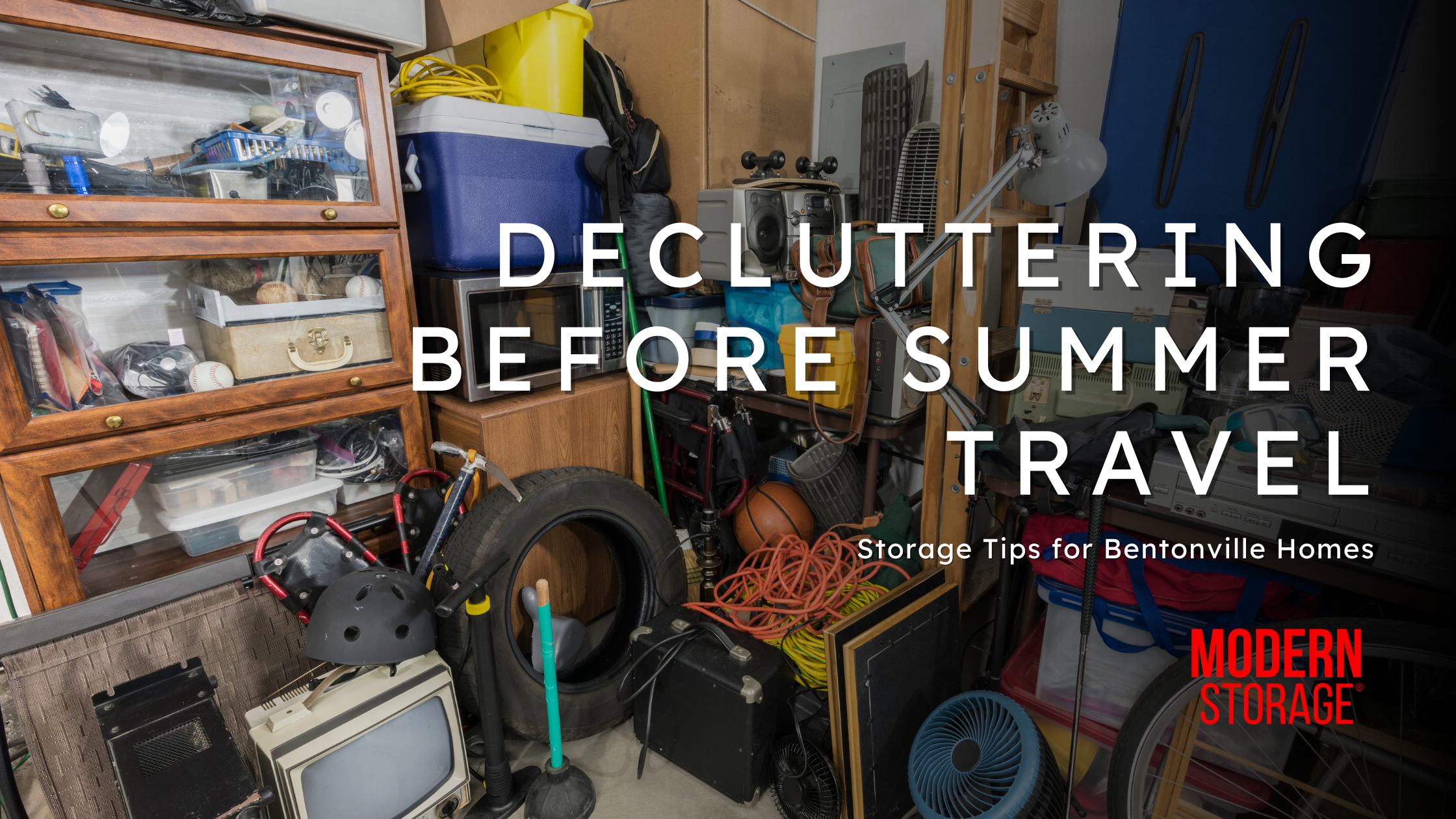 Modern Storage Decluttering before Summer Travel 